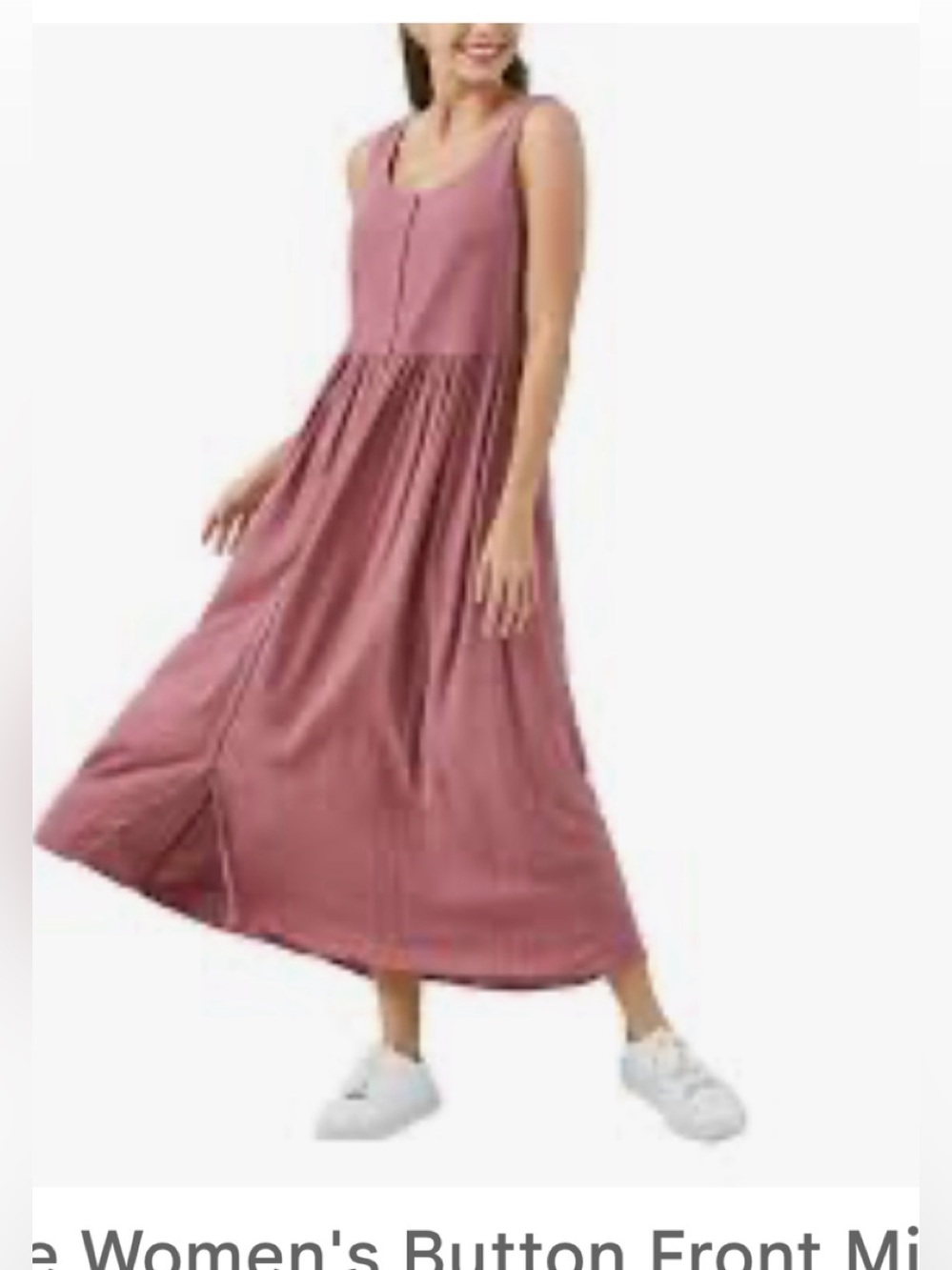 FRYE rosebud garden party sleeveless tank dress